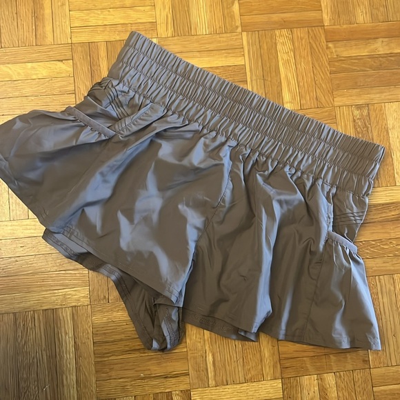 NWOT FP Movement Brown Get Your Flirt On High Rise Shorts - Picture 5 of 5